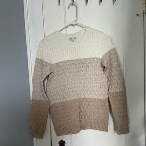 Ombré Cable Knit Sweater